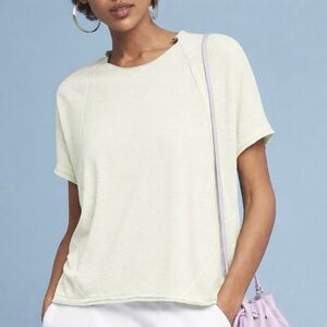 T.La SEAMED MINT RAGLAN TOP